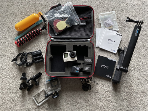Gopro hero with case - gopro,